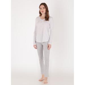 Polera Pijama Index Manga Larga Botones