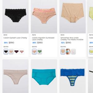 Variedad De Calzones Aerie A $990. Múltiples Modelos Y Tallas