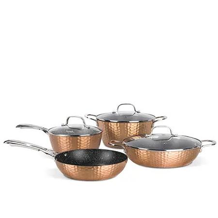 Batería De Cocina Simplit Antiadherente Copper 7 Piezas