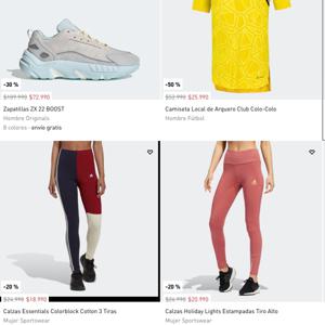 Hasta 50% off En Adidas + Descuentos Adicionales Por Más De 1 Unidad