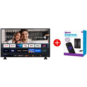 Combo LED 55" Master-G Smart TV UHD 4K + Roku Express Refabricado