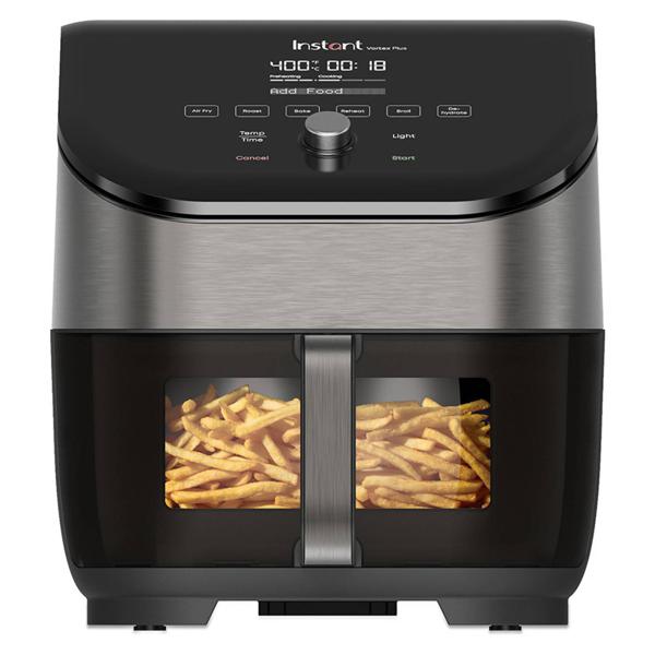 Freidora de Aire Instant Vortex Plus ClearCook 6 en 1 de 5,7 litros