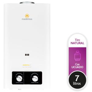 Calefont Gas Licuado 7 Litros Tiro Natural Essential Eco