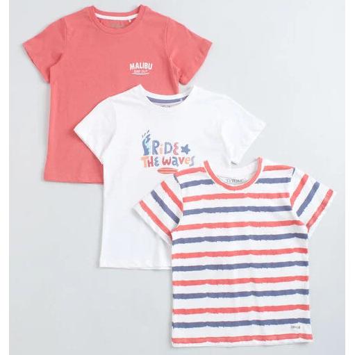Polera Pack De 3 Con Diferentes Estampados Tribu