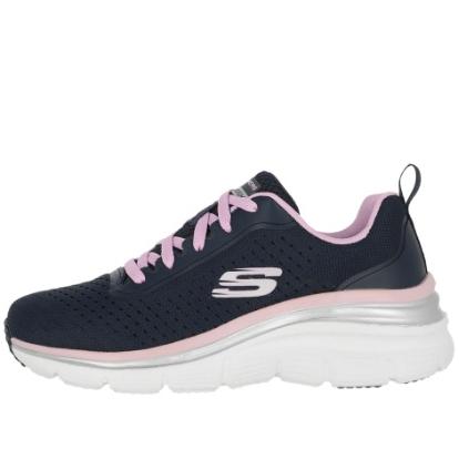Zapatilla Skechers Wmns Fashion Fit Navy/Lavender