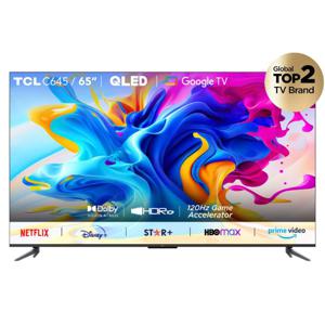 Televisor Qled 65" C645 4K Uhd Smart Tv Google Tv TCL