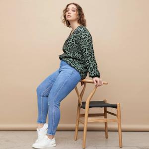 Basement Jeans Skinny Tiro Medio Mujer