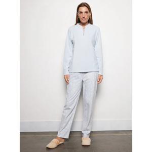 Pijama Manga Larga Cuello Mao Viaressa