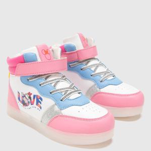Zapatilla Con Luces Niña Rosada Disney Minnie