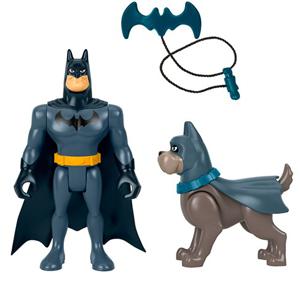 Figuras Dc League Super Mascotas Batman Y Ace Fisher Price