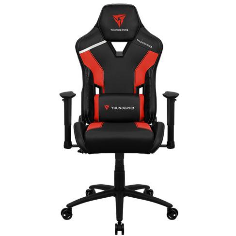 Silla Gamer Profesional ThunderX3 TC3, Reclinación 135º, Ember Red Edition