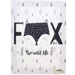 Cuadro Can Negro 30X40X1.5 Hello Home