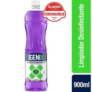 Limpiador Desinfectante Amonio Lavanda 900 ml Igenix