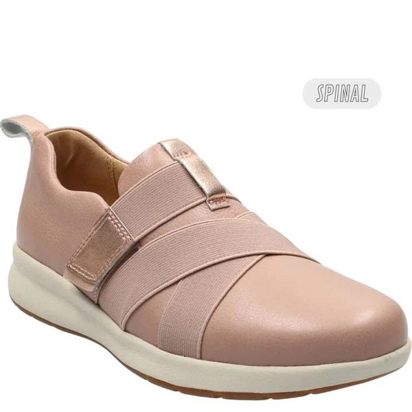 Zapatilla Cuero Mujer Spinal Elastic Hush Puppies