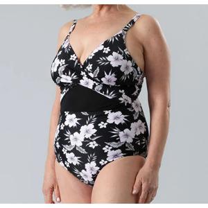 Traje Baño Mesh Flores