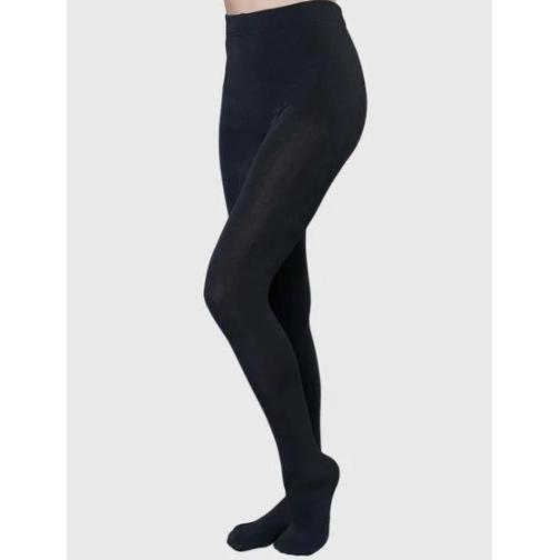 Calza Panty Polar Con Pies Comfy Negro Baziani