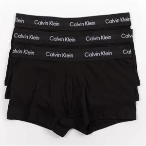 Pack 3 Bóxers New Cotton Stretch Negro Calvin Klein