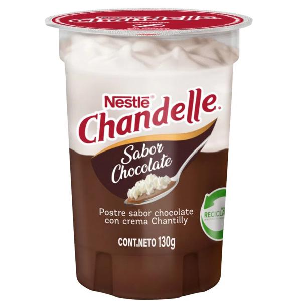 Postre Chandelle Chocolate Pote 130g Nestle (Al comprar 4 Unidades)