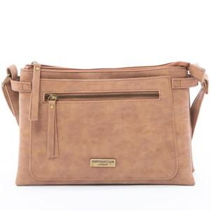 Cartera Cross Bag Microfibra Mujer Portman Club