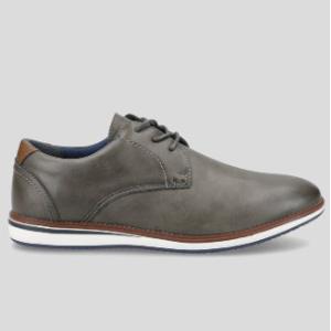 Zapato Casual Cordón Encerado Efecto Cuero Hombre, Alaniz