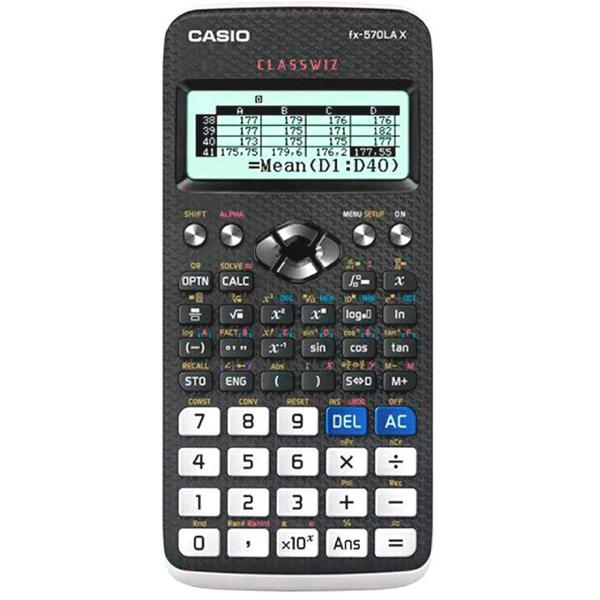 Calculadora Científica Casio FX-570LAX-BK-W-DH