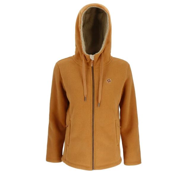 Chaqueta Peludo Wooly Mujer Mustard Doite