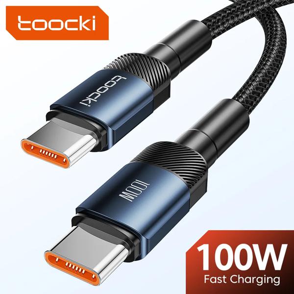 Cable USB Tipo C 100W, Carga Rápida, Para Macbook, Samsung, Xiaomi