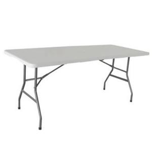 Mesa Plegable Blanca 180 cm