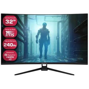 Monitor Gamer Curvo Led 32 Full Hd 240hz 1ms