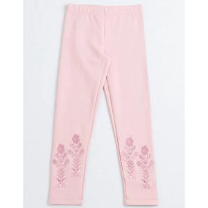 Calza Gruesa Con Bordados Rosado, Umbrale