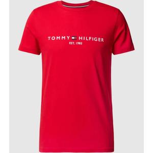 Polera Essential Organic Cotton Rojo Tommy Hilfiger Niño