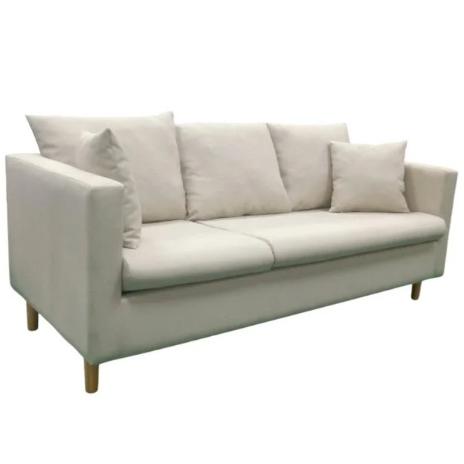 Sofa 3 Cuerpos Moscu Crema