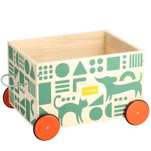 Organizador Madera Carrito Niñoideas