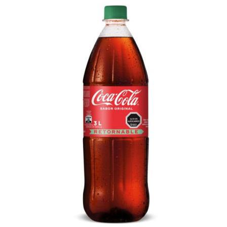 Bebida Sabor Original Retornable (No Incluye Envase) 3 L Coca-Cola