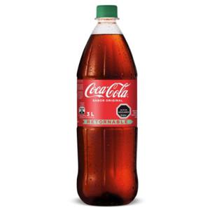 Bebida Sabor Original Retornable (No Incluye Envase) 3 L Coca-Cola