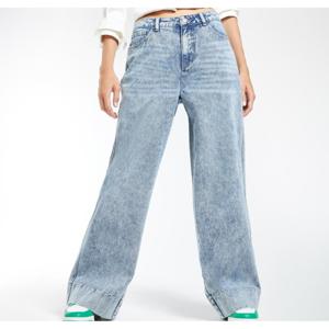 Jeans Basta Ancha Tiro Alto Cullotte Mujer Freedom