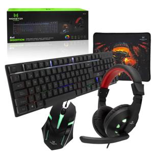 Kit Gamer 4 En 1 Insertion Monster