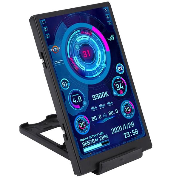 Pantalla Secundaria USB IPS De 3,5' Para Monitoreo CPU, GPU, RAM, HDD