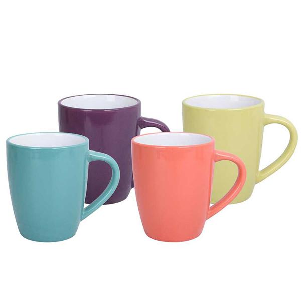 Set 4 Mugs Casanova Cerámica Multicolor