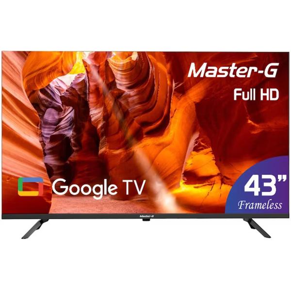 Smart Tv Led 43' Google Tv Full Hd Bluetooth Master-G