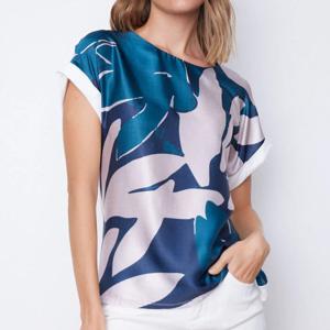 Blusa Estampada Holgada Marittimo