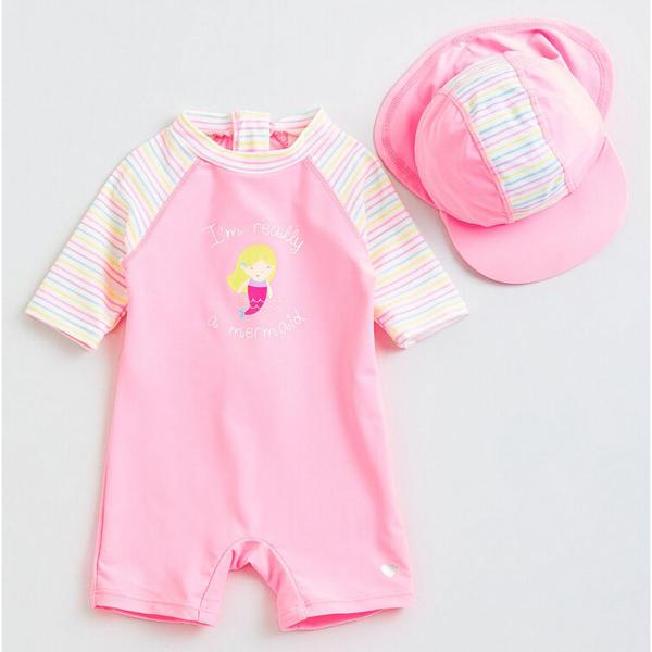 Traje De Baño Enterito UV Con Gorro Tribu
