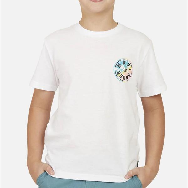 Polera Manga Corta Blanco Maui And Sons