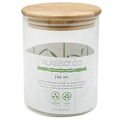 Contenedor De Bamboo 700 Ml Glasso