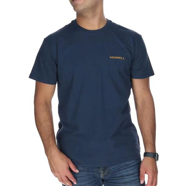 Polera Hombre Jeep Tee Azul Merrell