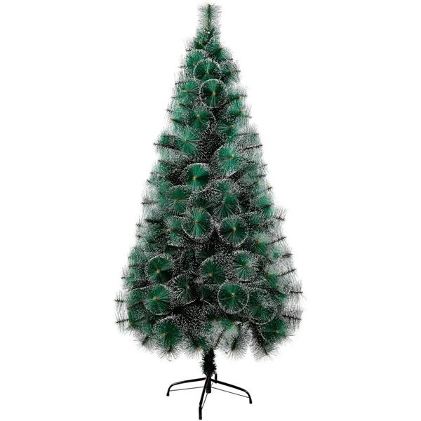 Árbol De Navidad Nevado Ramas Soporte 210cm