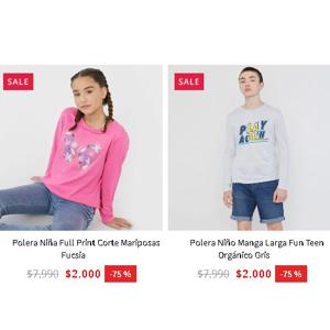 Variedad De Poleras Niños Y Bebés Corona