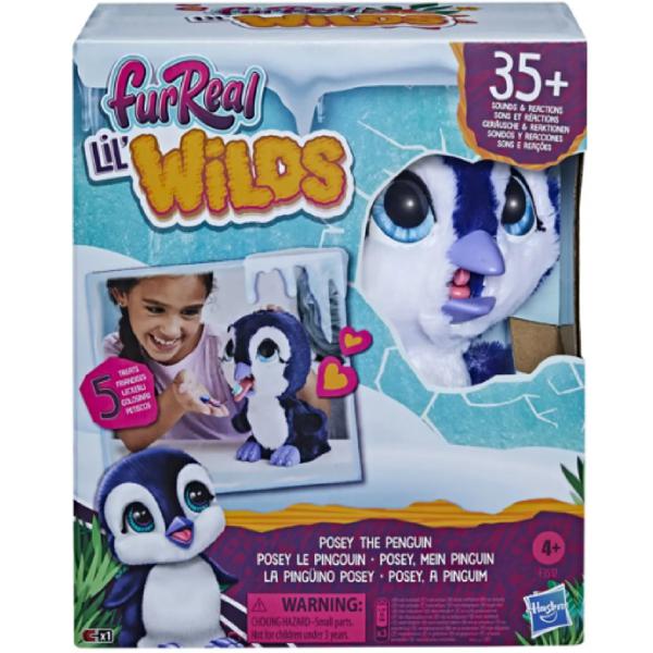 Peluche Furreal Lil’ Wilds La Pingüino Posey Hasbro