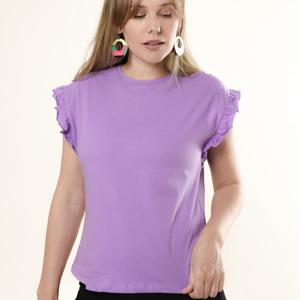 Polera Mujer Mangas Vuelos Colores