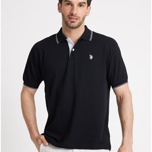 Polera Piqué Detalle Cuello Y Mangas US Polo Assn